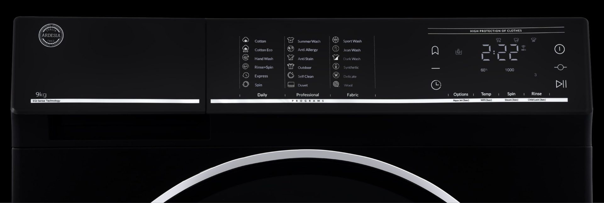 Ardesia Washing Machine 9kg 5