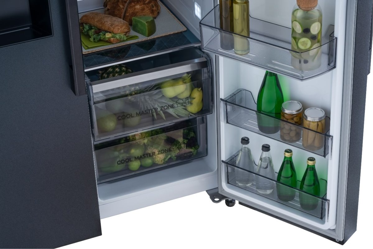 یخچال فریزر سایدبای ساید مشکی مات | آردزیا