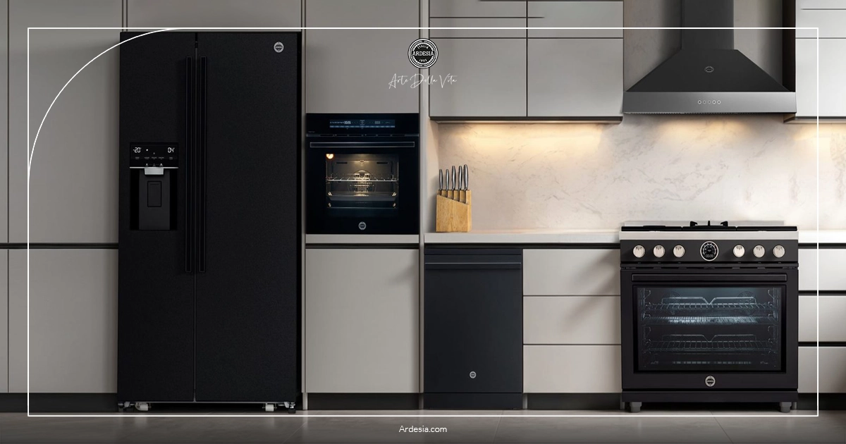 بهترین فضا برای قرارگیری یخچال مشکی