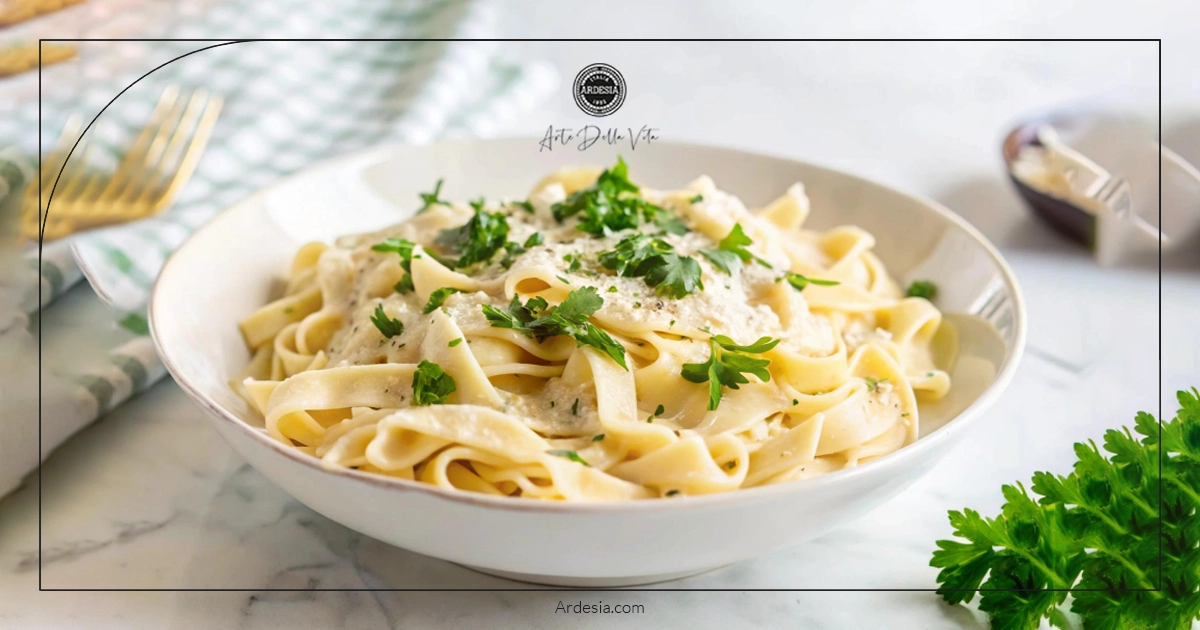 فتوچینی آلفردو (Fettuccine Alfredo)