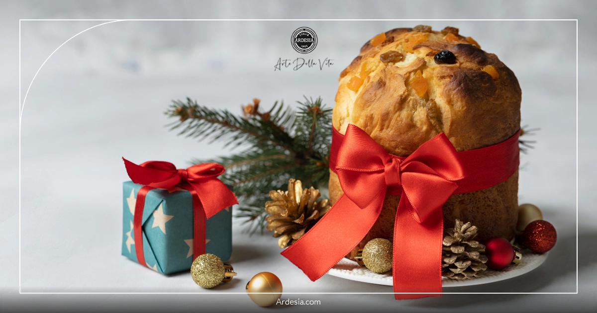 پانه‌تون (Panettone) – نان کیک کریسمسی با عطر پرتقال

